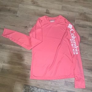 Pink Columbia Omni shade sun protection long sleeve